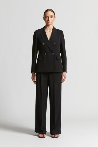 Stretch viscose cady blazer