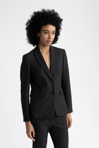 Double-face technical fabric  blazer  