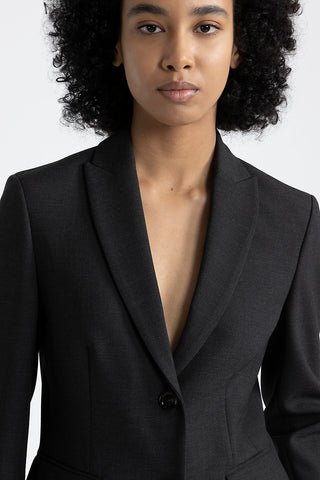 Double-face technical fabric  blazer  