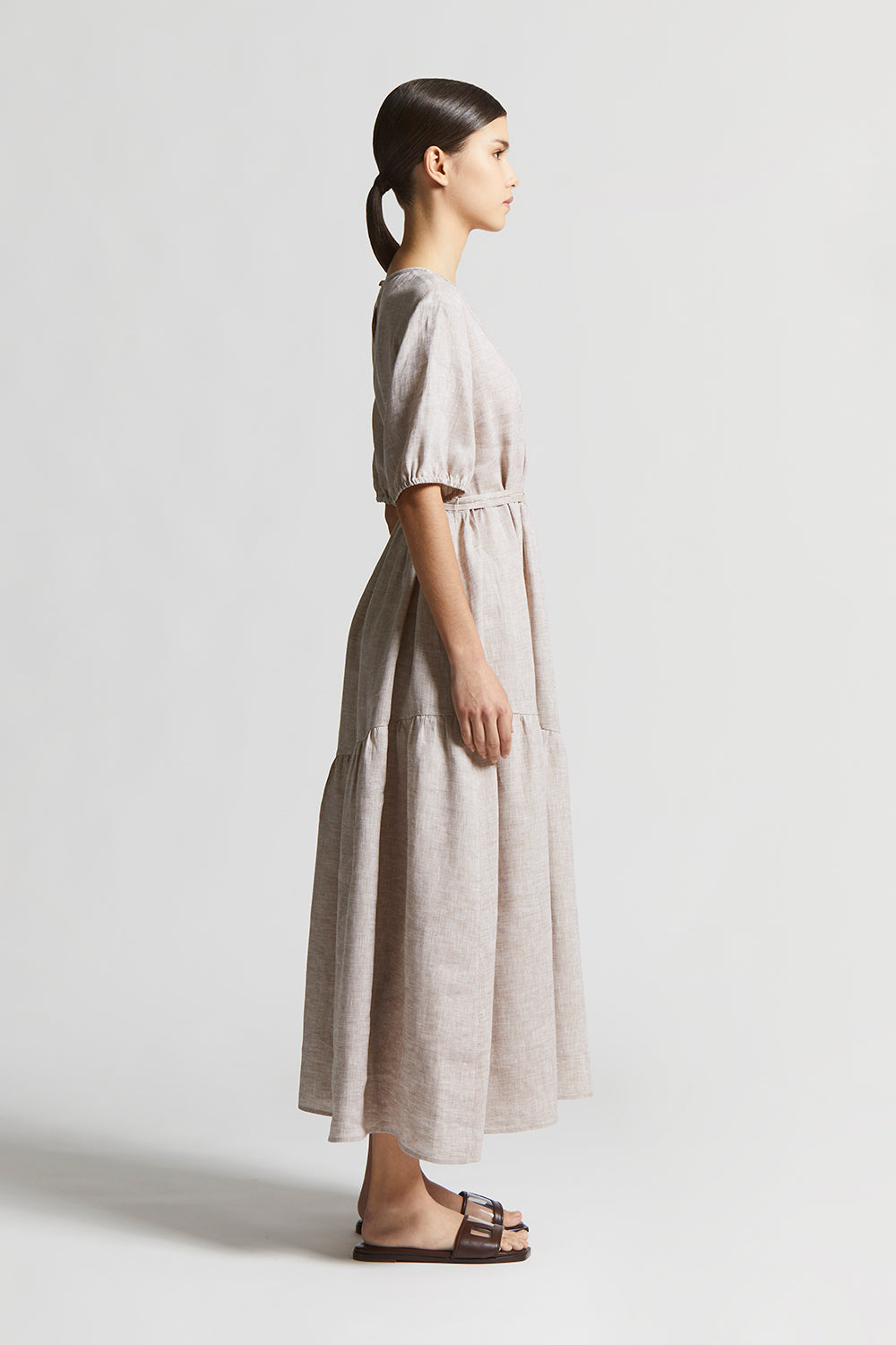 パーティードレス PESERICO Linen midi dress Linen midi dress | Peserico US