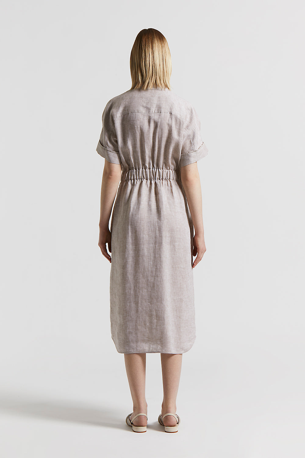 パーティードレス PESERICO Linen midi dress Linen midi dress | Peserico
