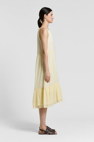Pure cotton voile midi dress