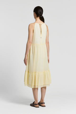 Pure cotton voile midi dress