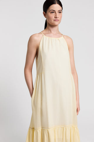 Pure cotton voile midi dress