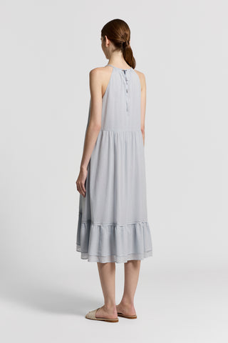 Pure cotton voile midi dress