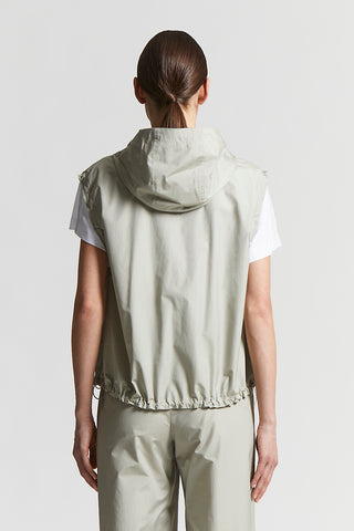 Technical cotton parachute canvas waistcoat