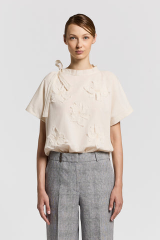 Pure cotton voile T-shirt