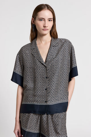 Viscose twill shirt
