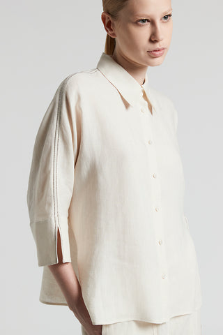 Light and cool pure linen shirt