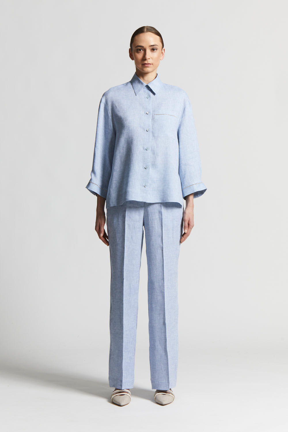 Classic Linen Jacket – La Garçonne