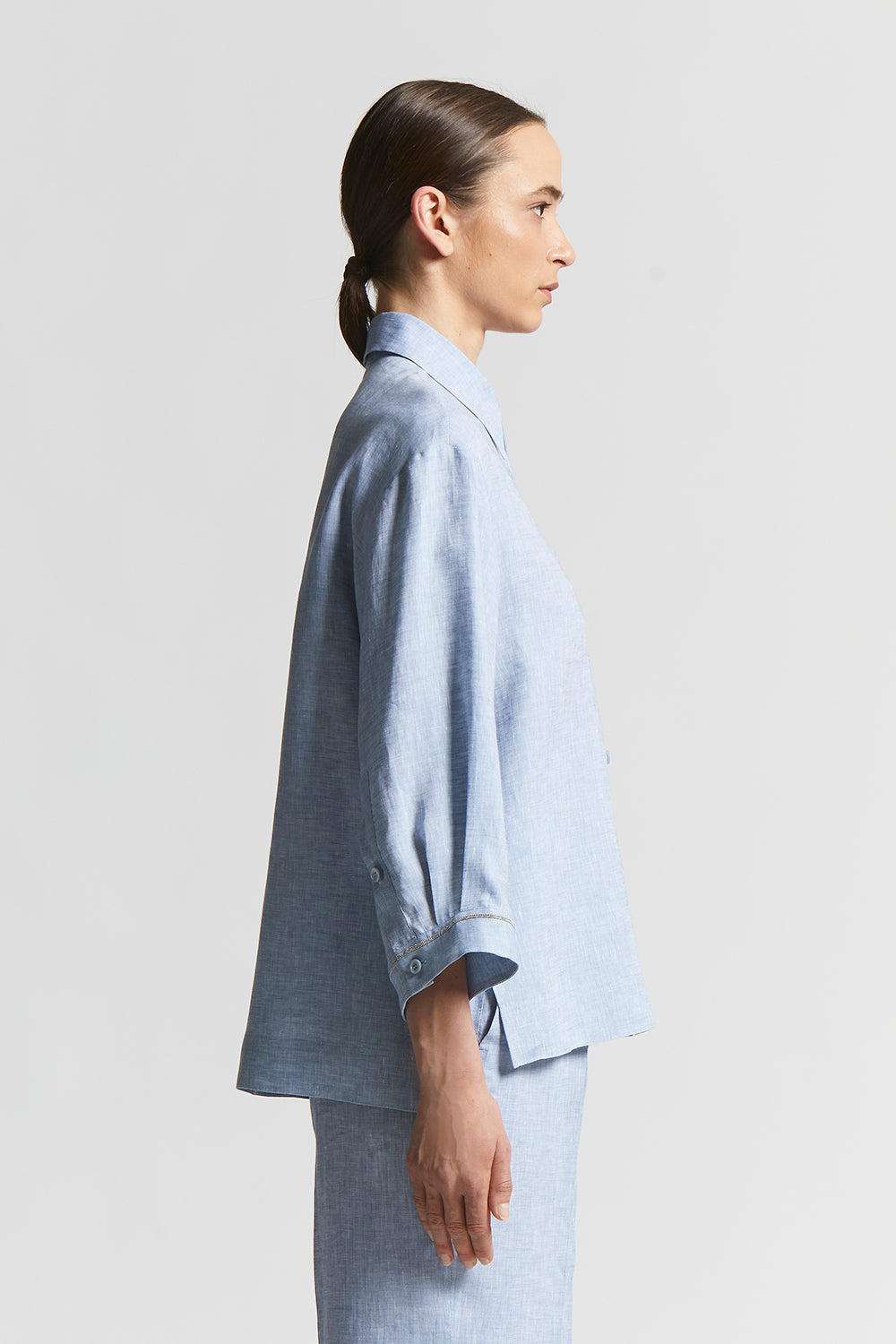 Light and cool pure linen shirt | Peserico