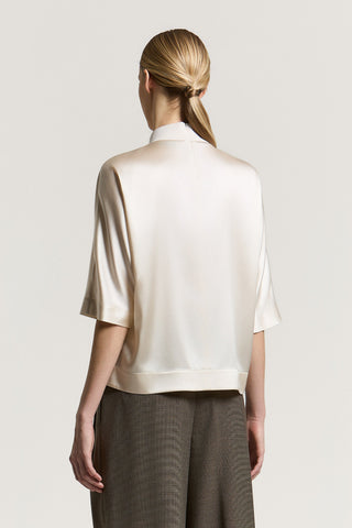 Silk satin blouse