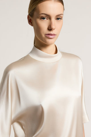Silk satin blouse
