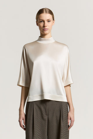 Silk satin blouse