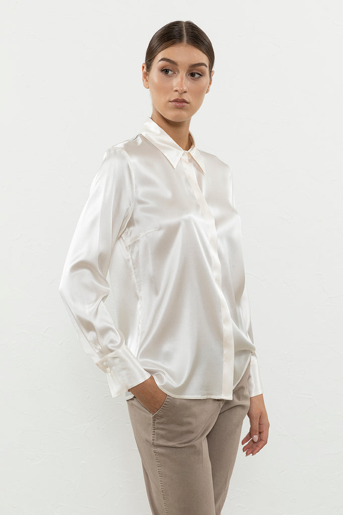 Silk satin shirt  