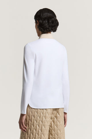 Solid-color cotton poplin shirt