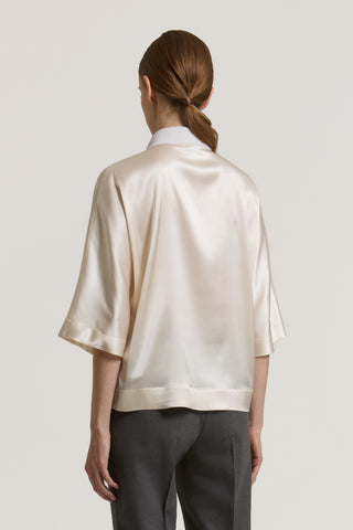 Polo en satin de soie 3 / 3