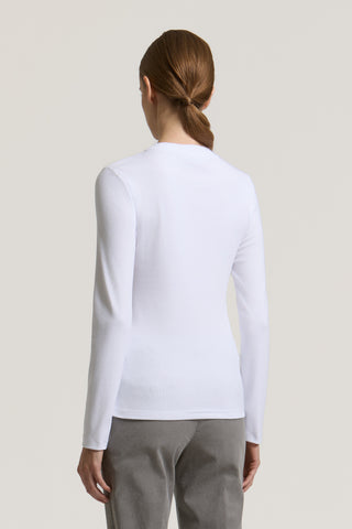 T-Shirt aus fein geripptem Baumwolljersey 3 / 3