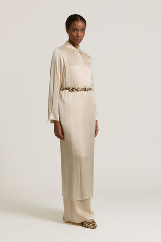 Kleid aus gehämmertem Satin 2 / 3