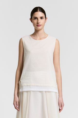 Pure cotton voile top