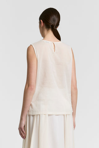 Pure cotton voile top