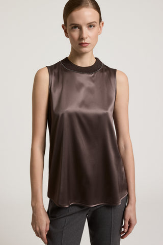 Top en satin de soie 2 / 3