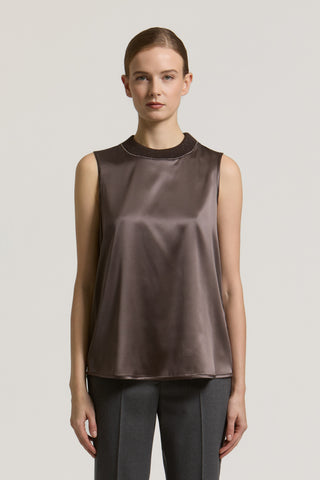 Top en satin de soie 1 / 3