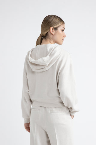 Wool, cotton and linen sweatshirt  