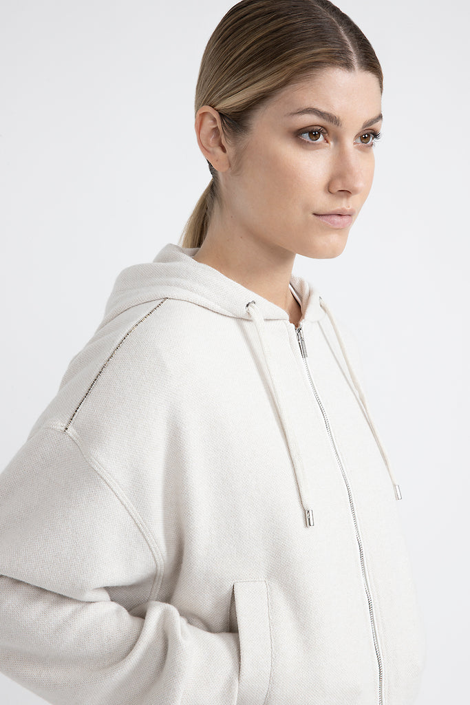 Wool, cotton and linen sweatshirt  