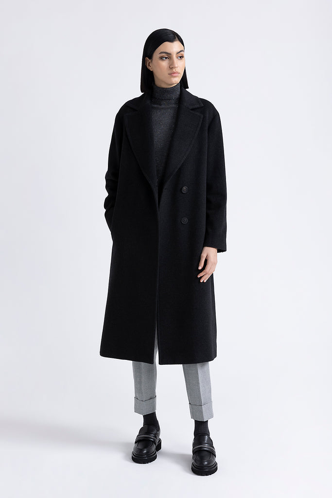 Pure cashmere wool coat  