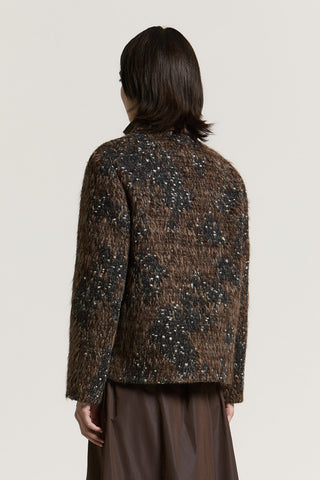 Surchemise en jacquard de laine