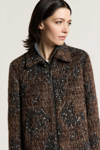 Surchemise en jacquard de laine