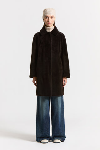 Genuine Lacaune shearling jacket