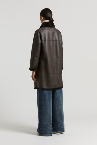 Genuine Lacaune shearling jacket