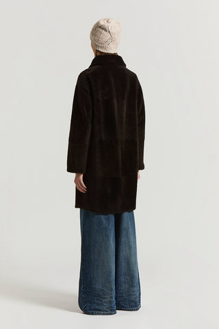 Genuine Lacaune shearling jacket