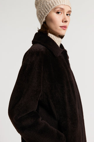 Genuine Lacaune shearling jacket