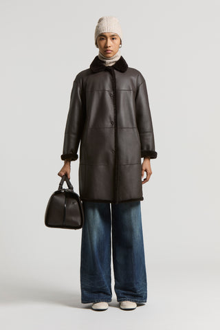 Genuine Lacaune shearling jacket