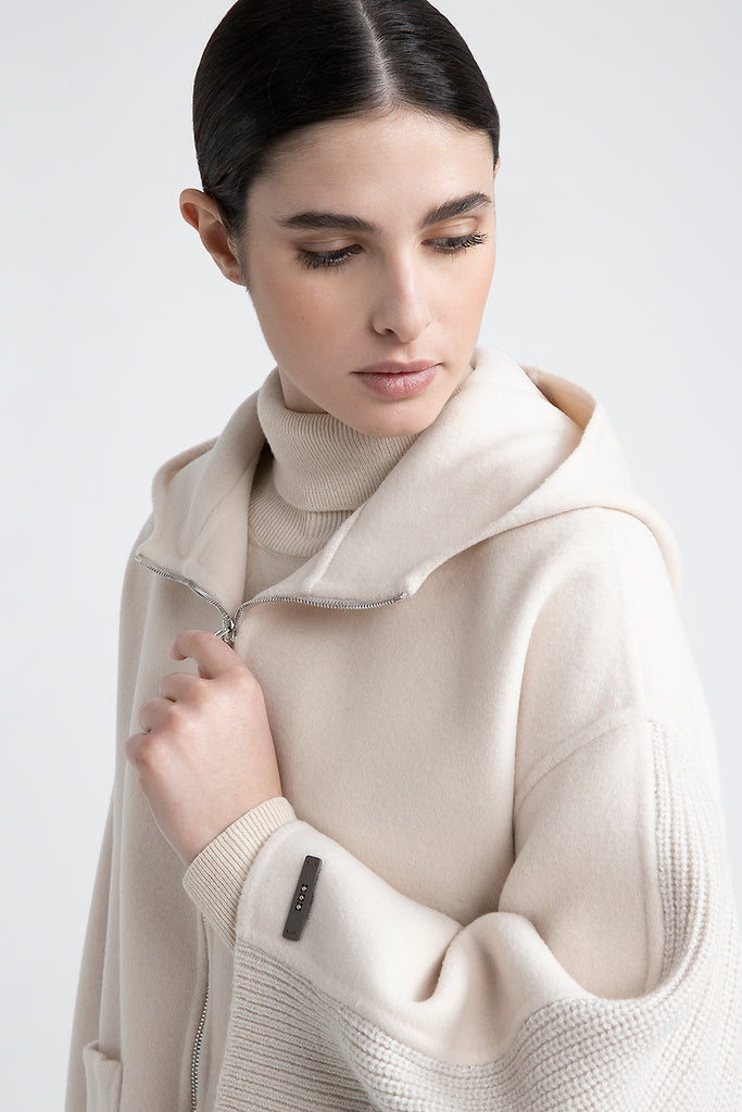 Pure new wool and cashmere jacket  