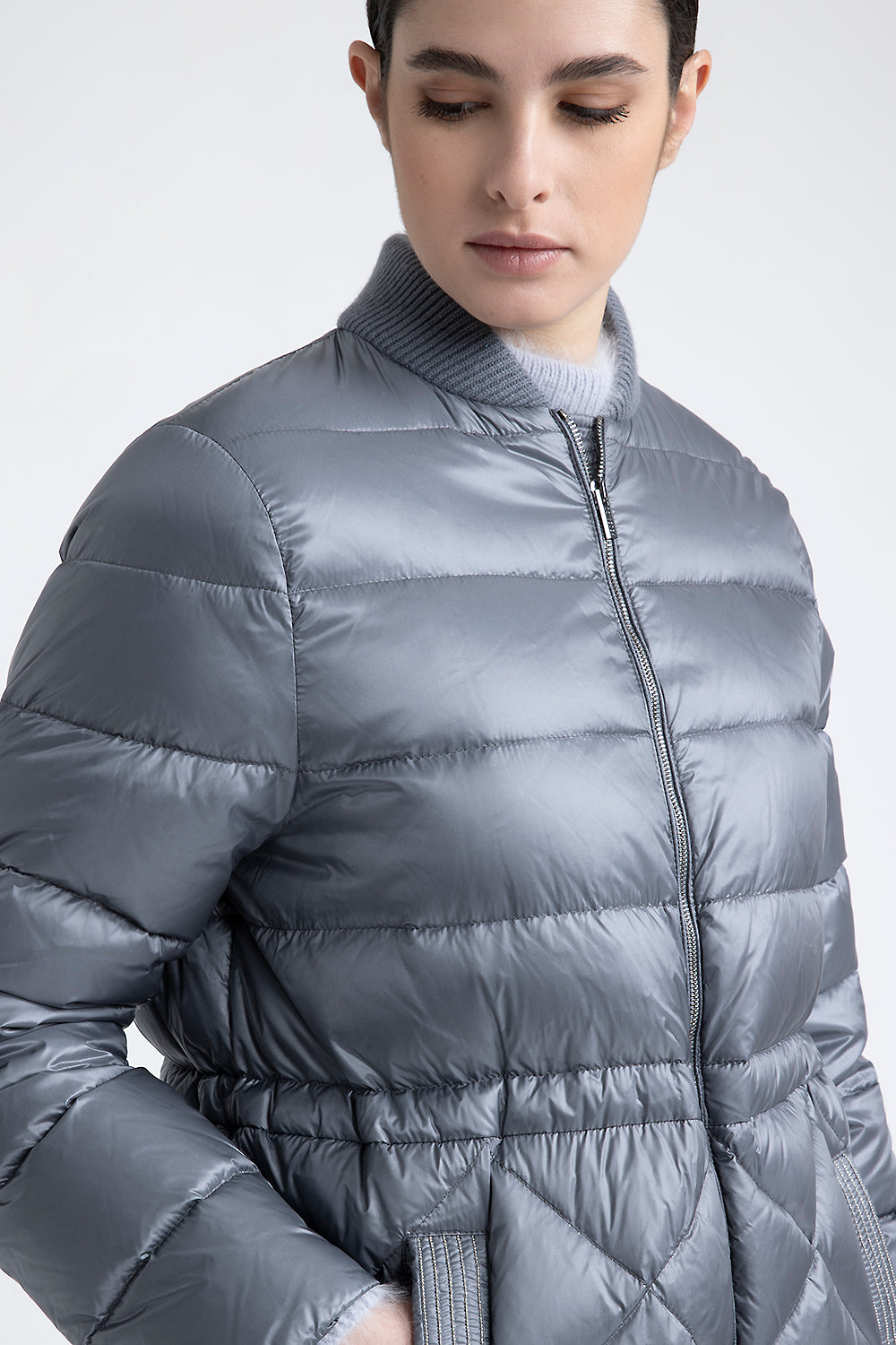 Midi quilted goose down jacket Peserico