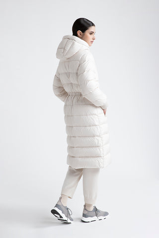 WR peachskin microfibre down jacket  