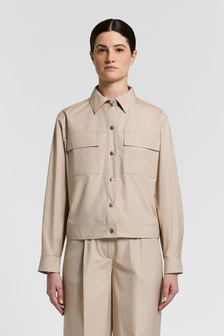 Jacke aus leichter Funktionsbaumwolle