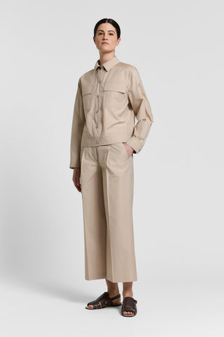 Jacke aus leichter Funktionsbaumwolle