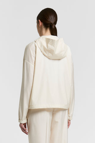 Lightweight jacket in technical cotton canvas