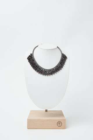 Choker with Punto Luce detail and demi-crystals