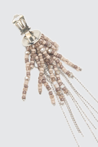 Glass micro-bead and crystal ear cuffs