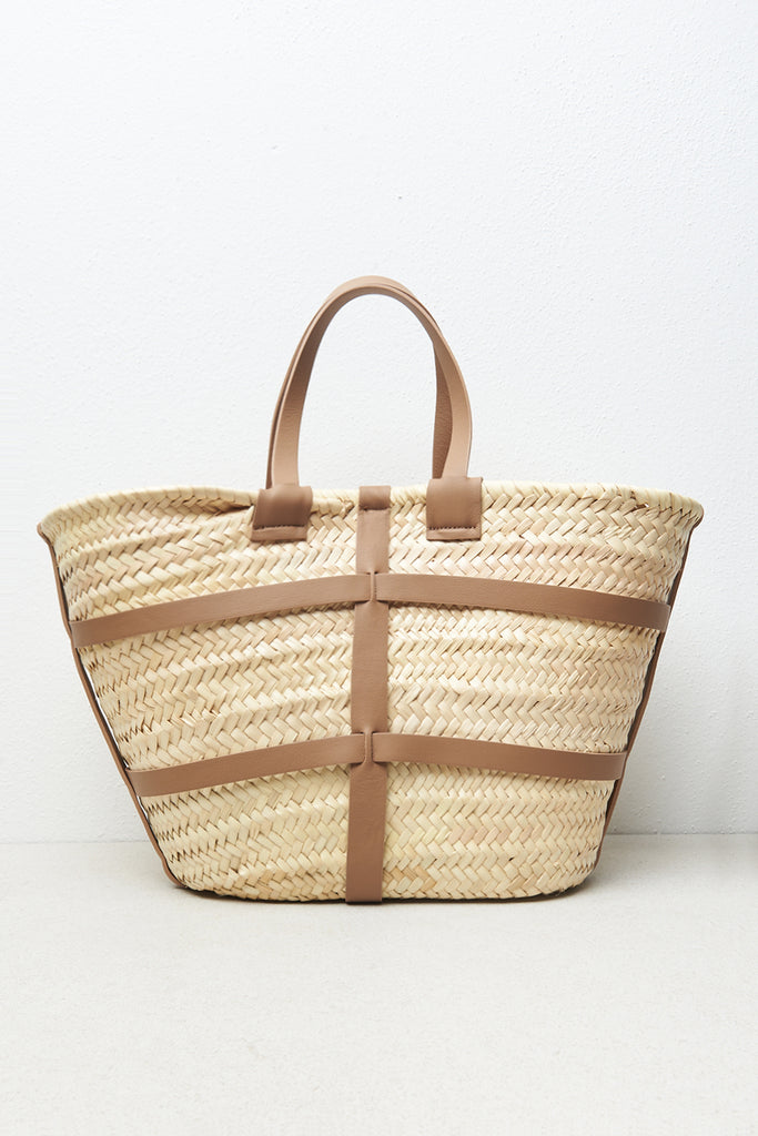 Handwoven straw bag  