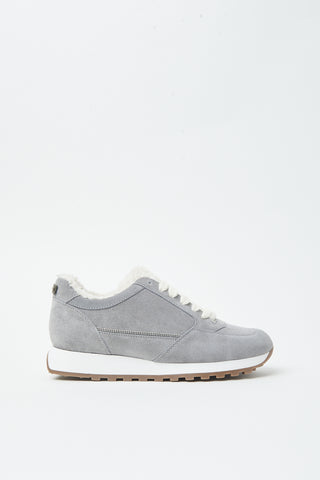 Suede sneakers