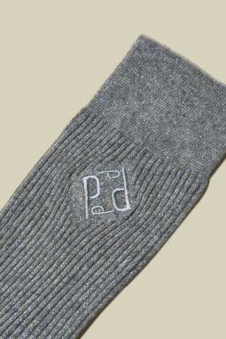 Cotton and Lurex socks