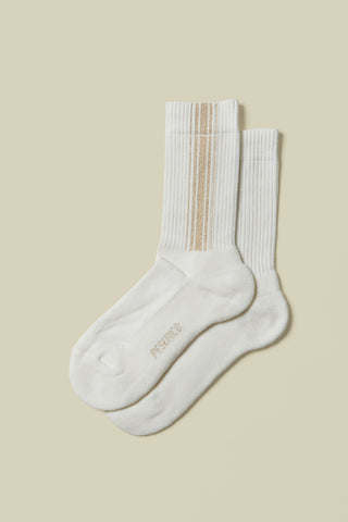 Cotton and Lurex sports socks