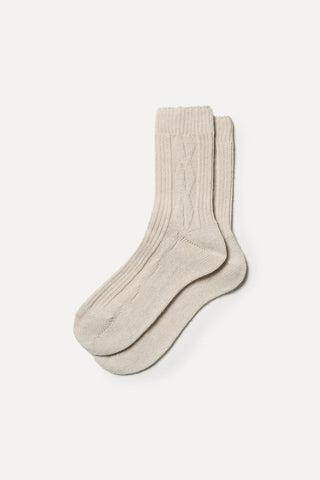 Chaussettes en laine et cachemire